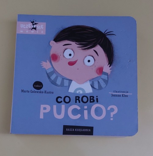 Zdjęcie oferty: Co robi Pucio? Książka pierwsze słowa kartonikowa