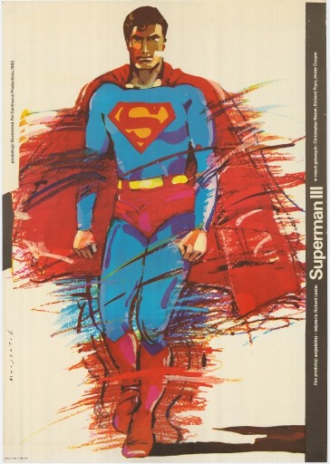Zdjęcie oferty: SUPERMAN III Oryginalny plakat filmowy -Marszałek