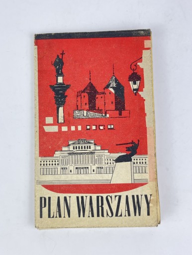 Zdjęcie oferty: Plan Warszawy z 1968 r.