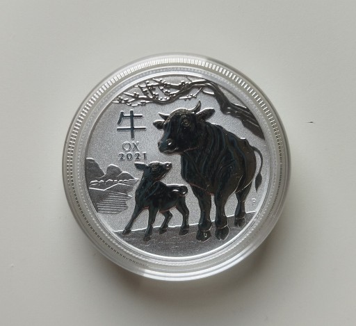 Zdjęcie oferty: Lunar III: Rok Bawoła 1/2 oz 2021