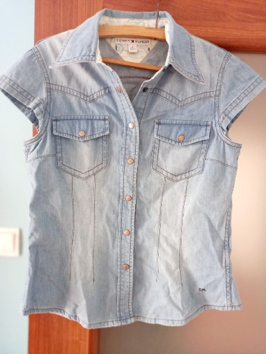 Zdjęcie oferty: Bluzka jeans Tommy Hilfiger TH, r. S (8), koszula