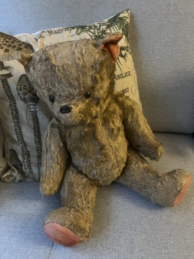 Zdjęcie oferty: Miś trociniak PRL z ruchomymi łapkami lata 50- te