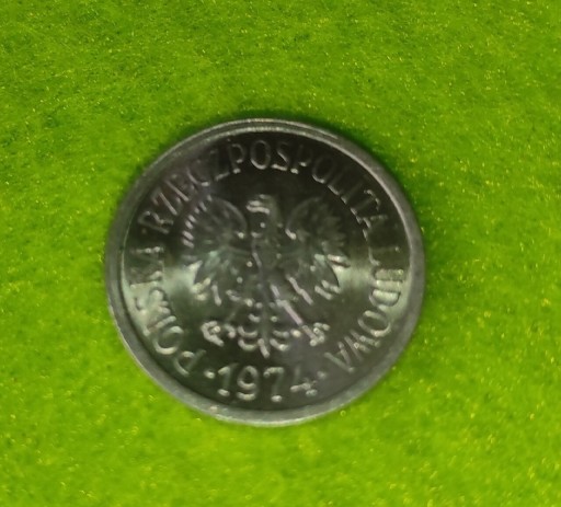 Zdjęcie oferty: Moneta 10 gr 1974 bez znaku mennicy 