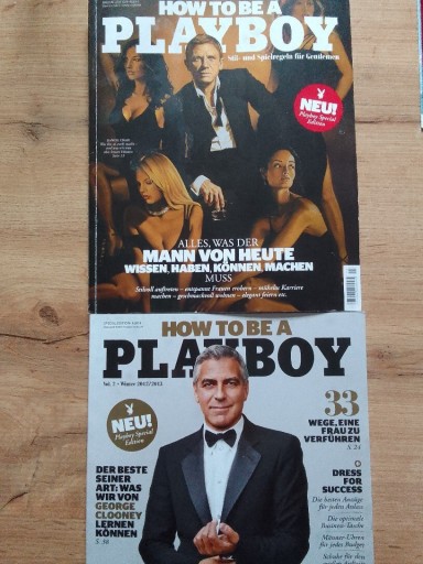 Zdjęcie oferty: How to be a playboy wyd niemieckie 2 sztuki 