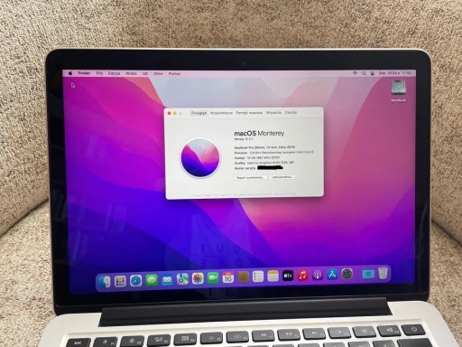 Zdjęcie oferty: MacBook Pro 13.3" i5 2,9GHz/16GB/256GB/Iris 6100 -