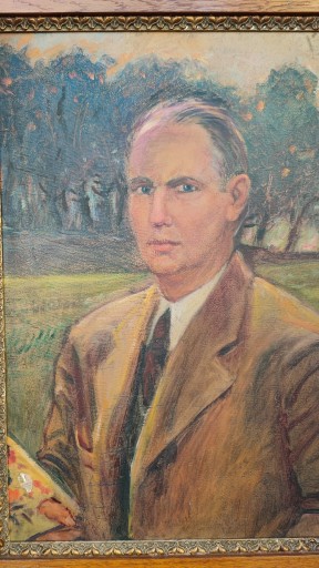 Zdjęcie oferty: Roman Wilkosz - Autoportret ok. 1938 - OKAZJA!