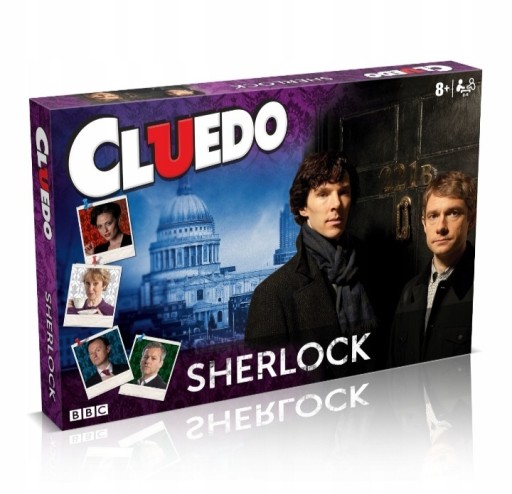 Zdjęcie oferty: Gra planszowa Winning Moves Gra Cluedo - Sherlock - polska wersja