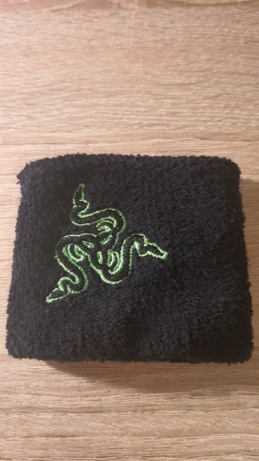 Zdjęcie oferty: Czarna frotka opaska na nadgarstek Razer