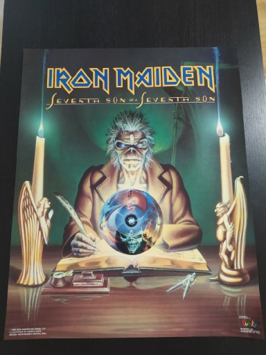 Zdjęcie oferty: Plakat Iron Maiden 1988 Seventh son of a Seventh s