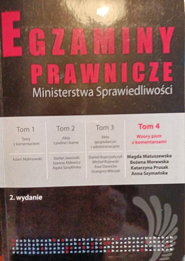 Zdjęcie oferty: EGZAMINY PRAWNICZE Ministerstwa Sprawiedliwości