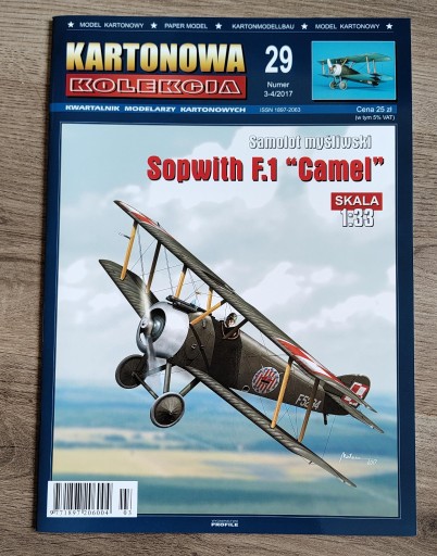 Zdjęcie oferty: Kartonowa Kolekcja 29 Sopwith F.1 Camel