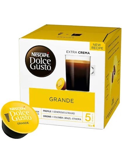 Zdjęcie oferty: Kapsułki Nescafé Dolce Gusto Grande16 szt. DE