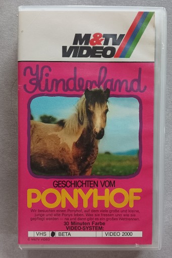 Zdjęcie oferty: Kaseta Video2000 Video 2000 Geschichten vom Ponyho