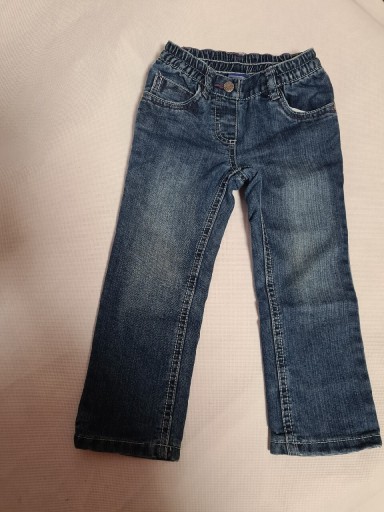 Zdjęcie oferty: Spodnie jeansowe ocieplane dziewczęce Lupilur.98