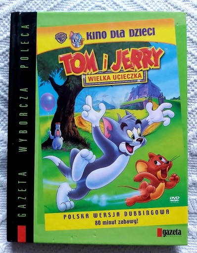 Zdjęcie oferty: TOM I JERRY WIELKA UCIECZKA -DUBBING DVD Z KSIĄŻKĄ