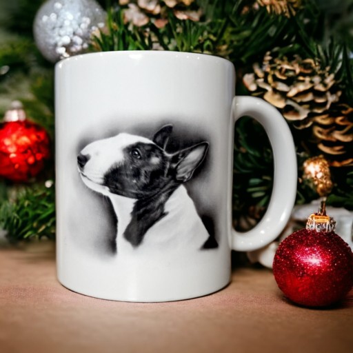 Zdjęcie oferty: Unikatowy kubek do kawy herbaty bulterier pies