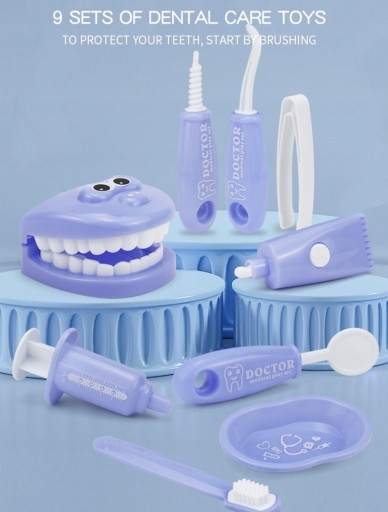 Zdjęcie oferty: 9 sztuk/zestaw dzieci udawaj zagraj w dentystę