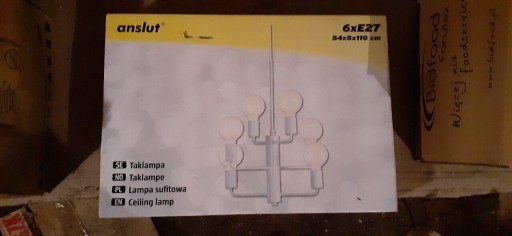 Zdjęcie oferty: Lampa wisząca 5 ramion nowa