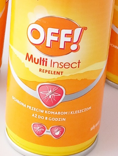 Zdjęcie oferty:   OFF! Multi Insect , spray na komary i kleszcze 