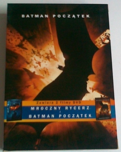 Zdjęcie oferty: Batman początek + Mroczny rycerz - Zestaw 2 DVD