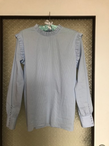 Zdjęcie oferty: Błękitna bluzka z falbankami, Second Female , S/M