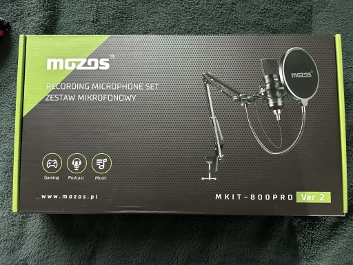 Zdjęcie oferty: Zestaw Mikrofonowy mozos mkit - 800 pro v2 + wzmacniacz mozos 