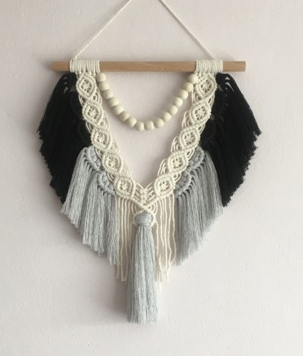 Zdjęcie oferty: Makrama ścienna Boho Dekoracja Ozdoba Handmade