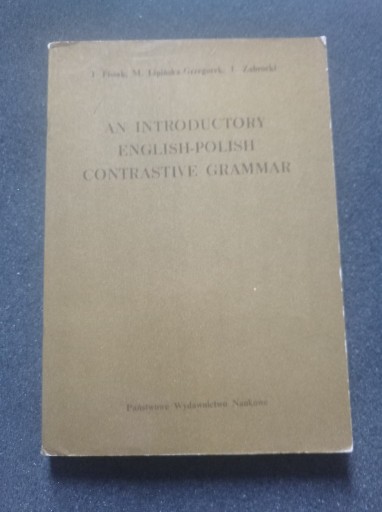 Zdjęcie oferty: An introductory english-polish contrastive grammar