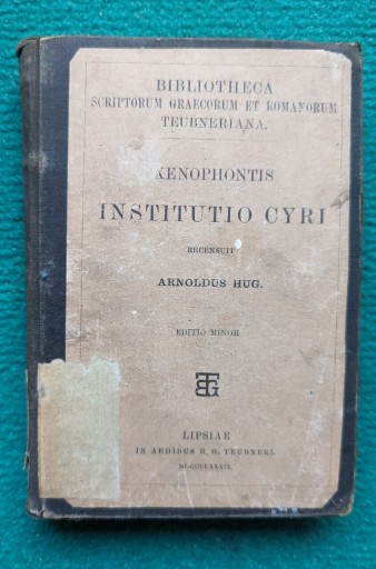 Zdjęcie oferty: Ksenofont po grecku z łacińskim wstępem 1889 tok