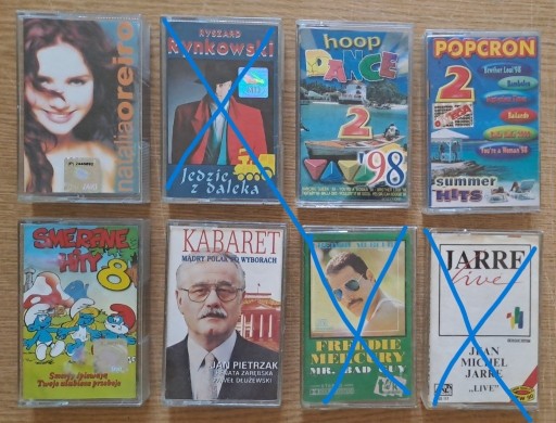 Zdjęcie oferty: Zestaw 5 kaset MC