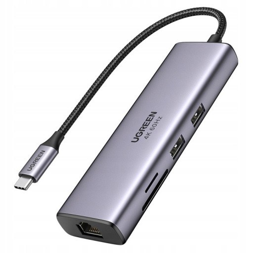 Zdjęcie oferty: Ugreen adapter USB-C 7w1 USB-C PD 100W 4K 60Hz