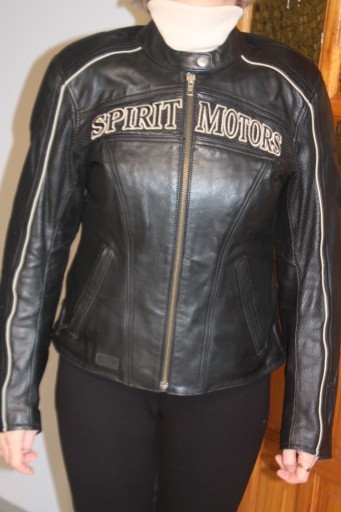 Zdjęcie oferty: Kurtka motocyklowa damska SPIRITMOTORS skóra  M.
