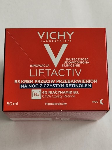 Zdjęcie oferty: Vichy LIFTACTIV Krem Przebarwienia na NOC z RETINOLEM 50ml 