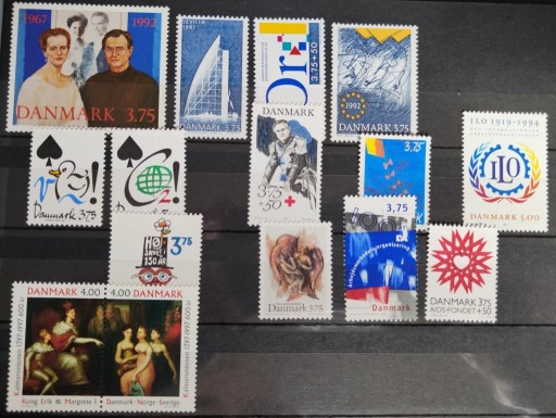 Zdjęcie oferty: Dania - zestaw nr 1 znaczków czystych **