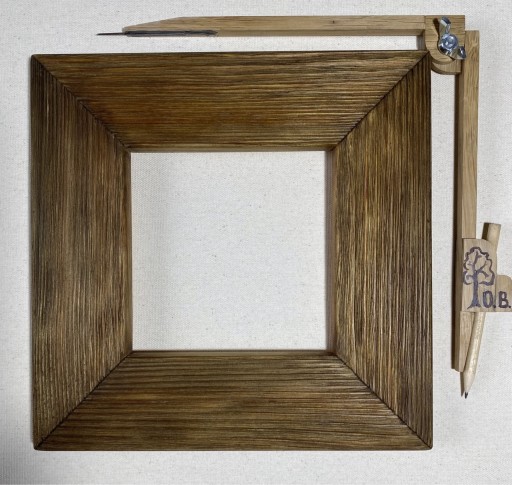 Zdjęcie oferty: Drewniana rama do obrazu 25 cm x 25 cm (stary dab)