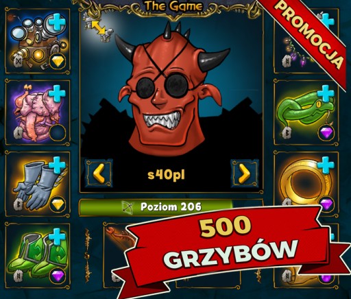 Zdjęcie oferty: 500 GRZYBÓW! Druid Konto sfgame s40pl Shakes