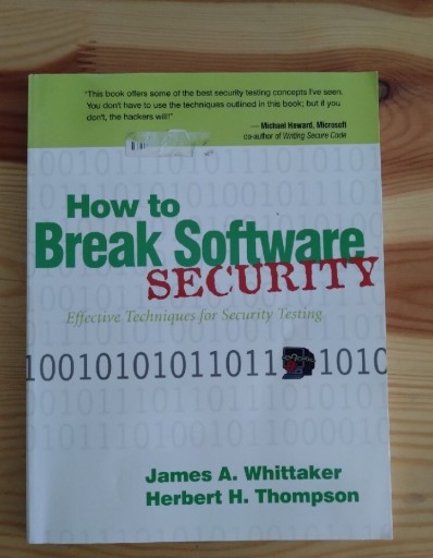 Zdjęcie oferty: How to break software security
