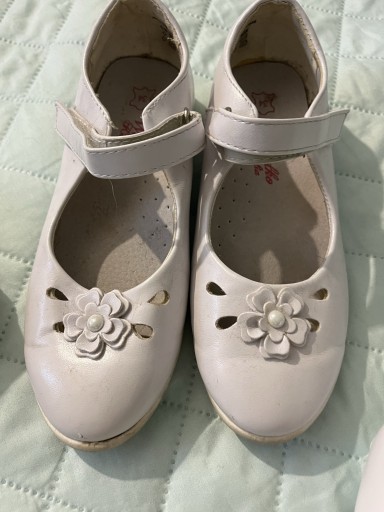 Zdjęcie oferty: Wojtyłko baleriny, buty białe komunijne 34
