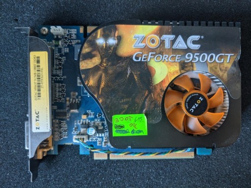Zdjęcie oferty: Karta graficzna GeForce 9500GT 512MB DDR3 PCIE