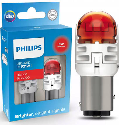 Zdjęcie oferty: ŻARÓWKI PHILIPS P21W RED PRO6000SI BLISTER 2SZTUKI