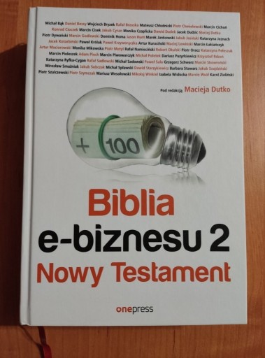 Zdjęcie oferty: Biblia e-biznesu 2 Nowy Testament