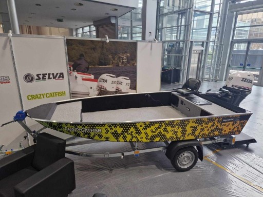 Zdjęcie oferty: łódż aluminiowa wędkarska sumowa spiningowa