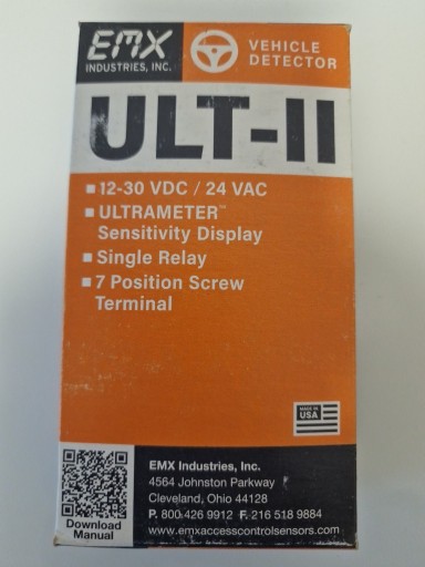 Zdjęcie oferty: EMX ULT-2, 1 kanałowy detektor pętli indukcyjnej