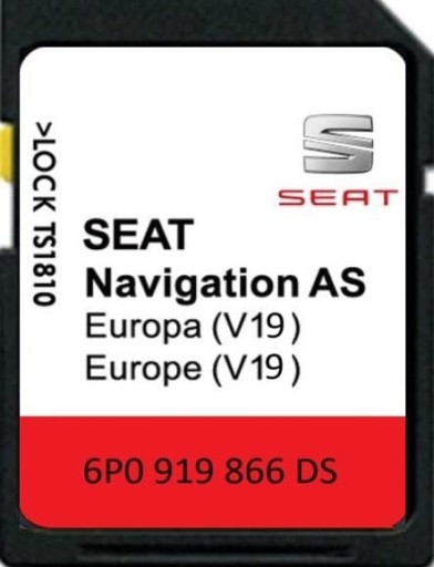 Zdjęcie oferty: SEAT karta SD 32GB mapa Europy V19 2024/25 Nowość
