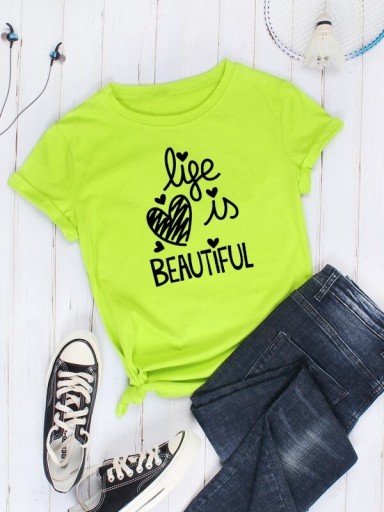 Zdjęcie oferty: Life is beautiful  t-shirt