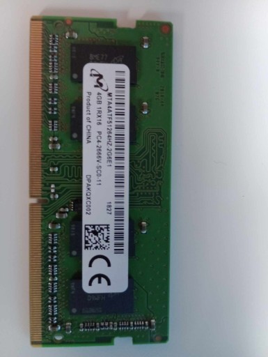 Zdjęcie oferty: Pamięć RAM DDR4 4GB