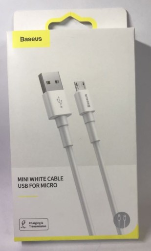 Zdjęcie oferty: Kabel BASEUS data USB microUSB 2.4A 1m CAMSW-02 