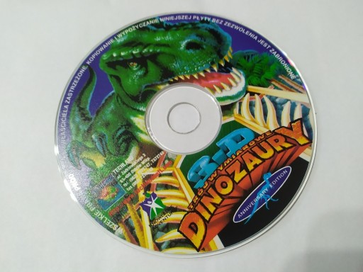 Zdjęcie oferty: 3D Trójwymiarowe Dinozaury PC program / gra PL