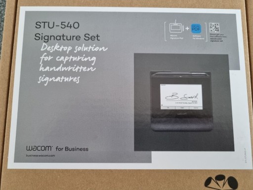 Zdjęcie oferty: Tablet  do podpisu elektronicznego  Wacom STU-540
