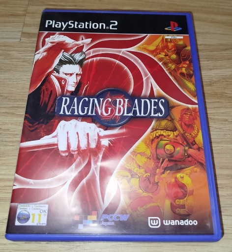 Zdjęcie oferty: Raging Blades PS2 Komplet manual 3*eng